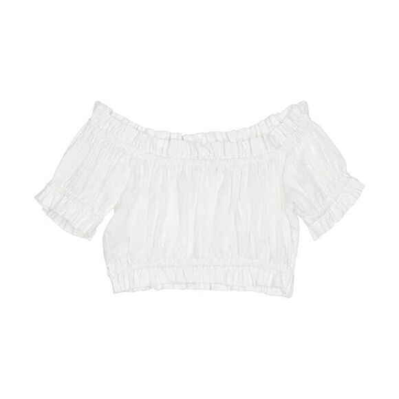 Mikoh Pana Cover-Up Top Womens 3 White Off The Shoulder Pullover Swimwear ERK141 - Picture 10 of 10